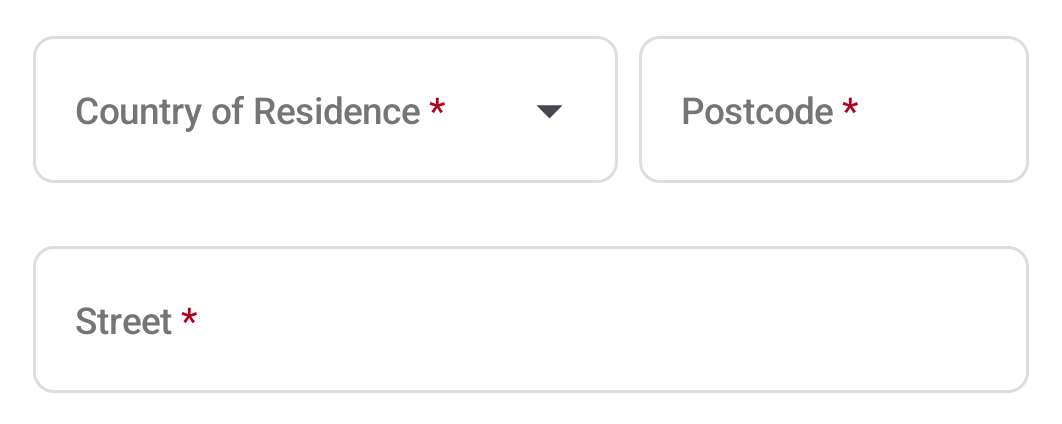 Billing address component