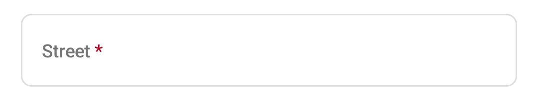 Address component